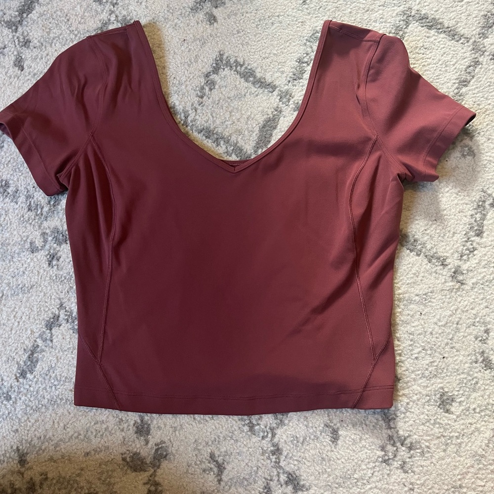 💕SOLD💕Lululemon Crop tee